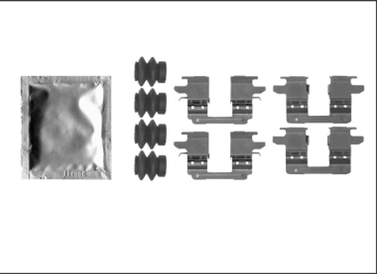 Accessory Kit, disc brake pad (K0679)