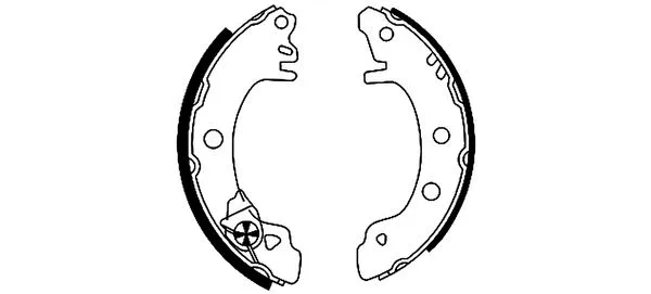 Brake Shoe Set (H8460)