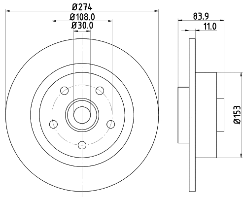 Brake Disc (54422)
