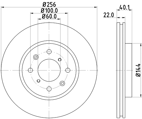 Brake Disc (55328)