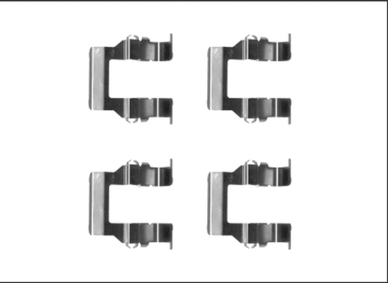 Accessory Kit, disc brake pad (K0680)