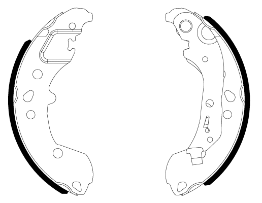 Brake Shoe Set (H1845)