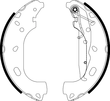 Brake Shoe Set (H1005)