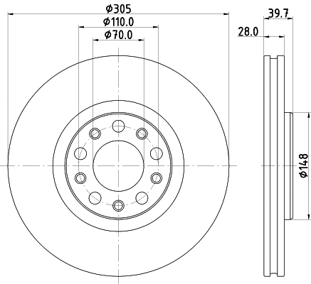 Brake Disc (55939)