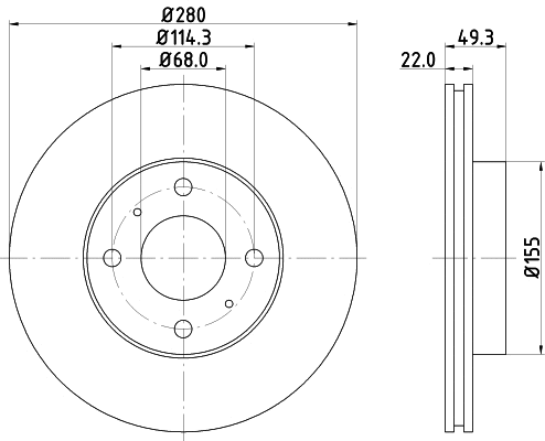 Brake Disc (50342)