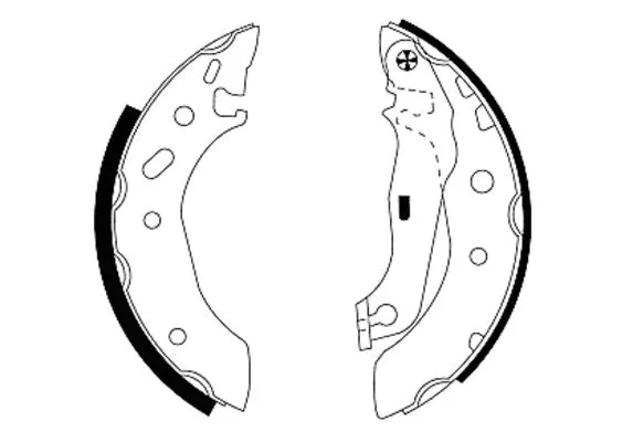 Brake Shoe Set (H9005)