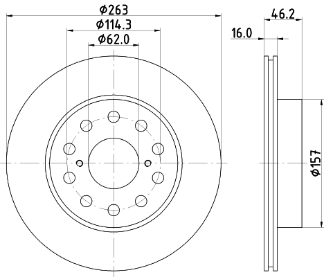 Brake Disc (54145)