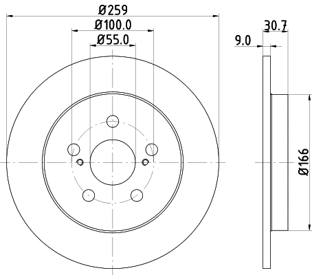 Brake Disc (55240)