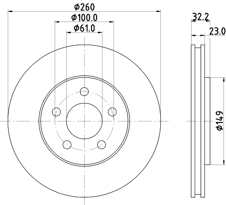 Brake Disc (55716)