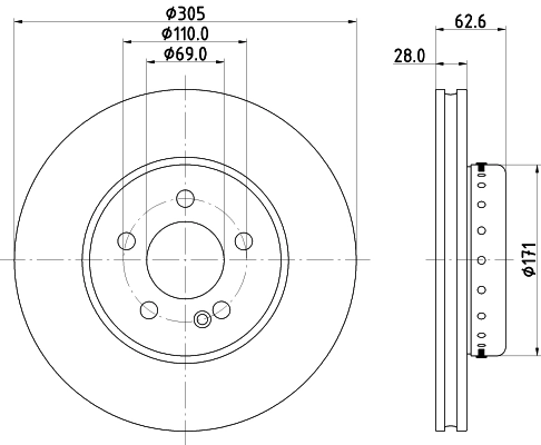 Brake Disc (65200HC)