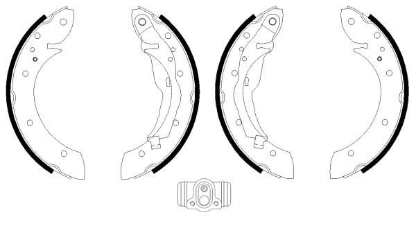 Brake Shoe Set (Q0735)