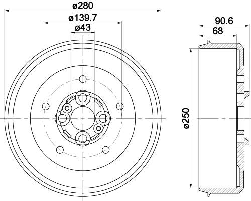 Brake Drum (61306)