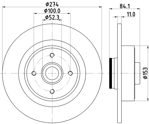 Brake Disc (55232)
