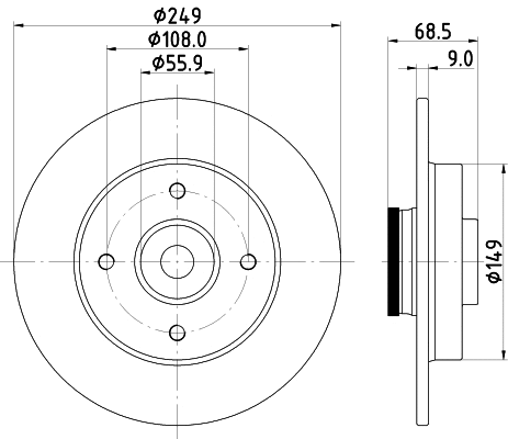Brake Disc (54333)