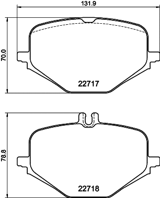 Brake Pad Set, disc brake (T2348)