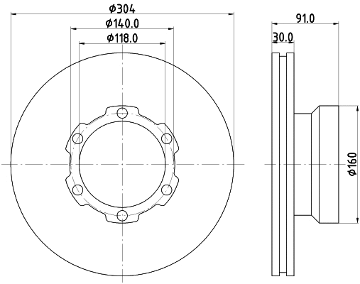 Brake Disc (58259)