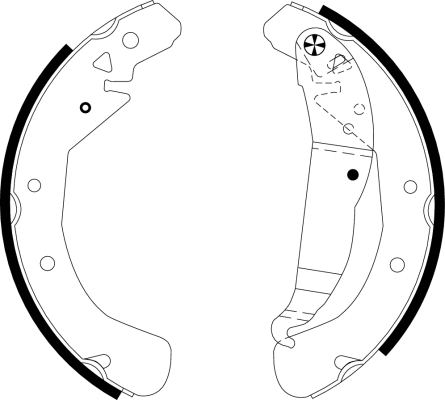 Brake Shoe Set (H9595)