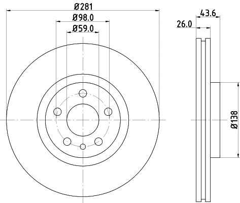 Brake Disc (50619)