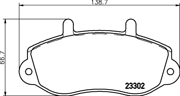 Brake Pad Set, disc brake (T9075)