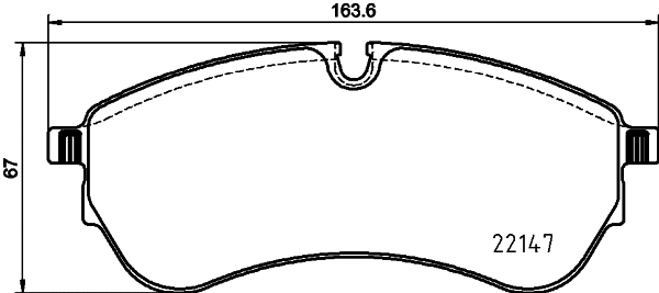 Brake Pad Set, disc brake (T2678)