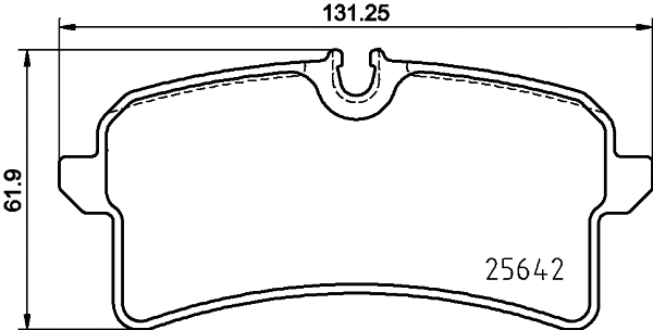 Brake Pad Set, disc brake (T2370)