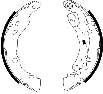 Brake Shoe Set (H9670)