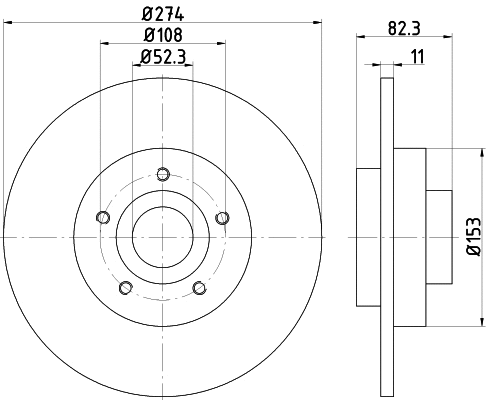 Brake Disc (54714)