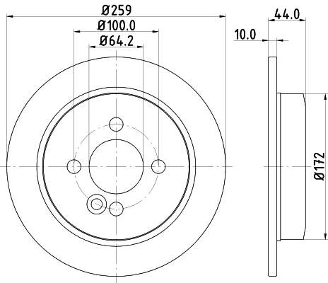 Brake Disc (54750)