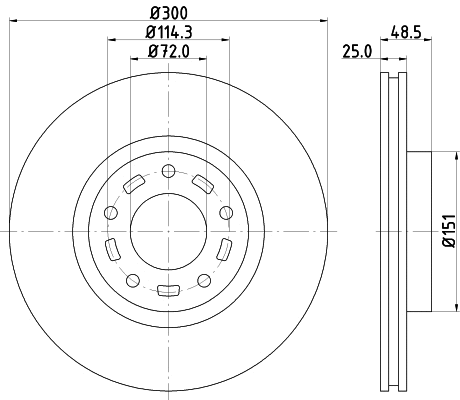Brake Disc (54304)