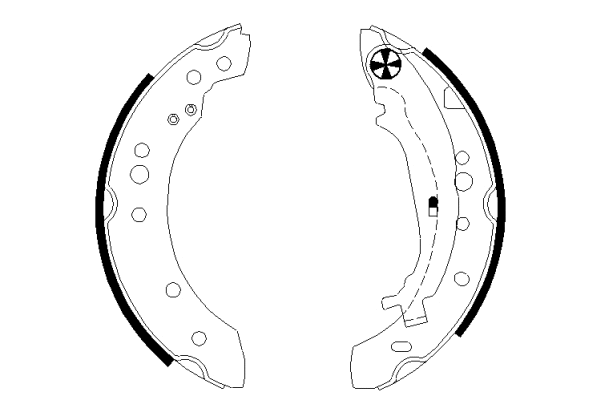Brake Shoe Set (H1688)