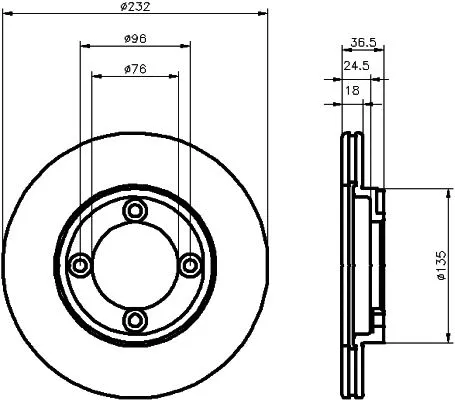 Brake Disc (52323)