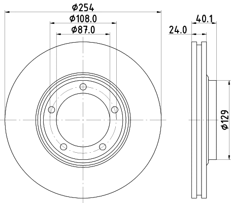 Brake Disc (55345)