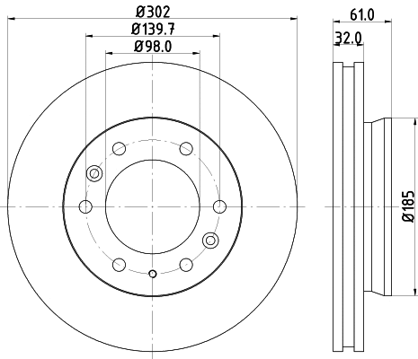 Brake Disc (55534)