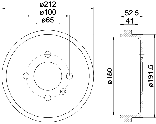 Brake Drum (62932)