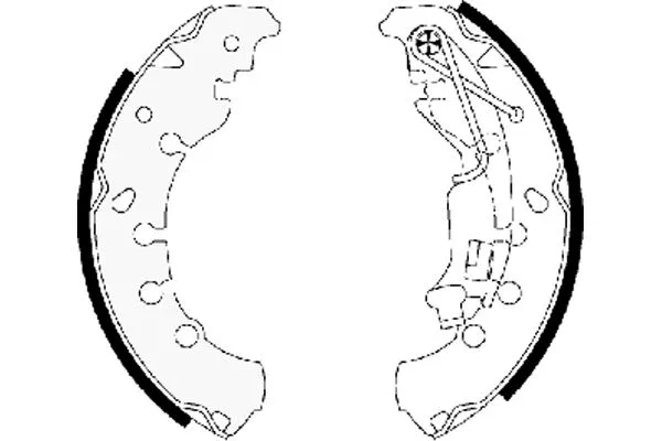 Brake Shoe Set (H9855)