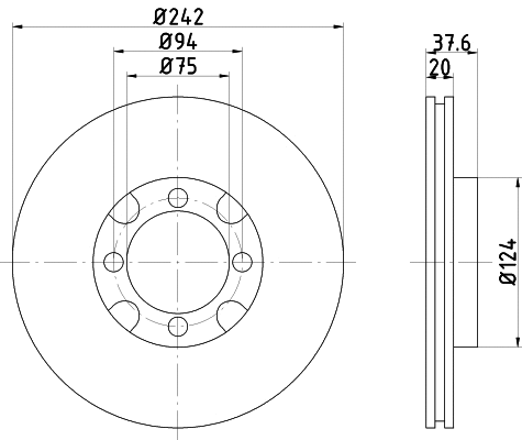 Brake Disc (52017)