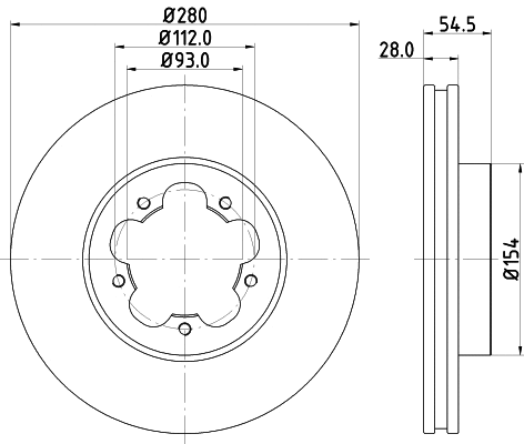 Brake Disc (54518)