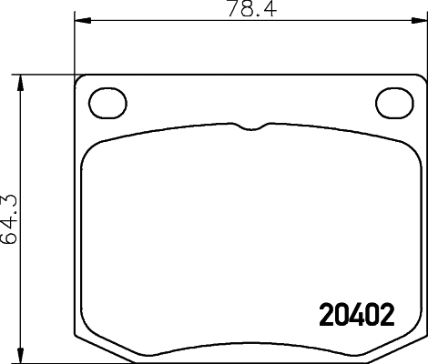 Brake Pad Set, disc brake (T4027)