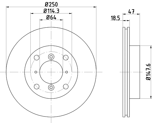 Brake Disc (53406)