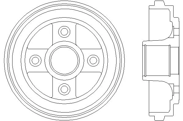 Brake Drum (61240)