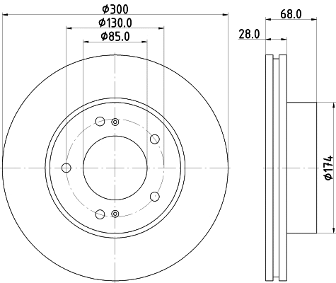 Brake Disc (55030)