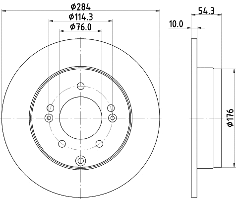 Brake Disc (54666)