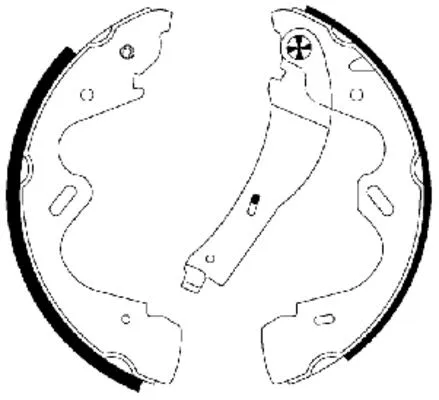 Brake Shoe Set (H9845)