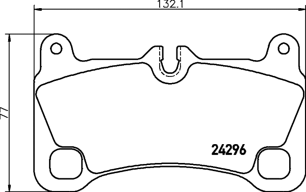 Brake Pad Set, disc brake (T1627)