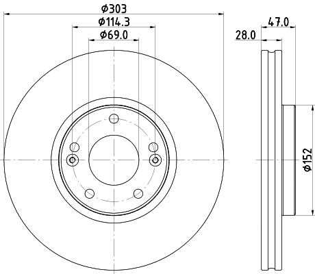 Brake Disc (55733)