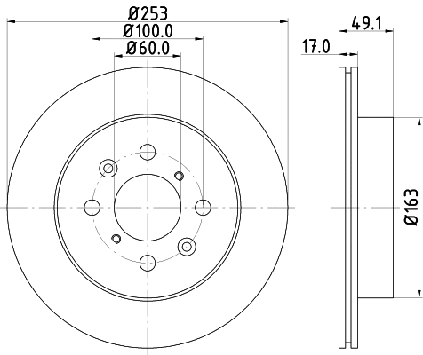 Brake Disc (54353)