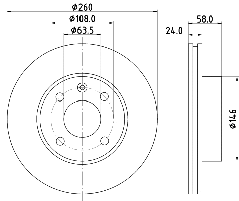 Brake Disc (51022)