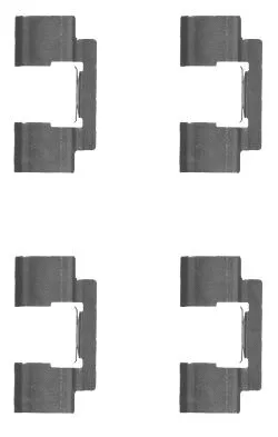 Accessory Kit, disc brake pad (K0356)