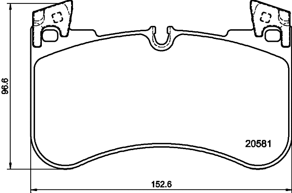 Brake Pad Set, disc brake (T2790)