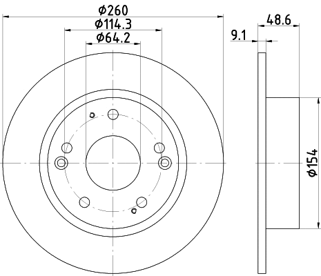 Brake Disc (55276)